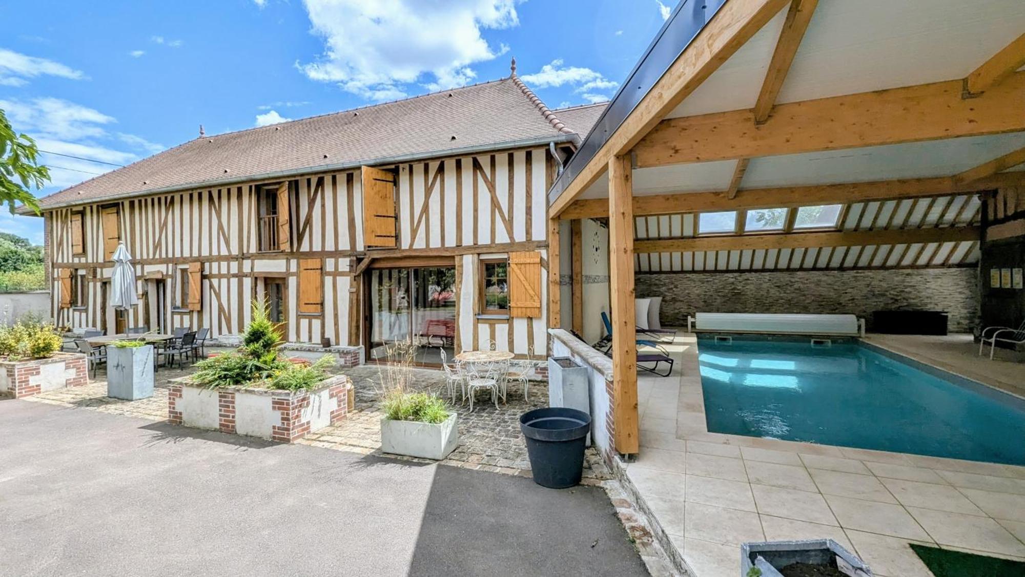 Maison Calme 14 Personnes, Piscine, Jardin Et Parking Buchères Εξωτερικό φωτογραφία